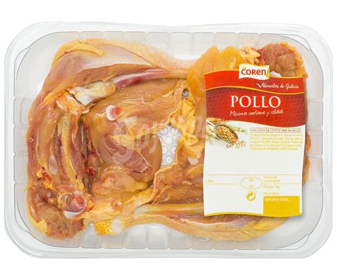 Coren Muslos De Pollo Abiertos Ideal Para Brasa Bandeja Gramos