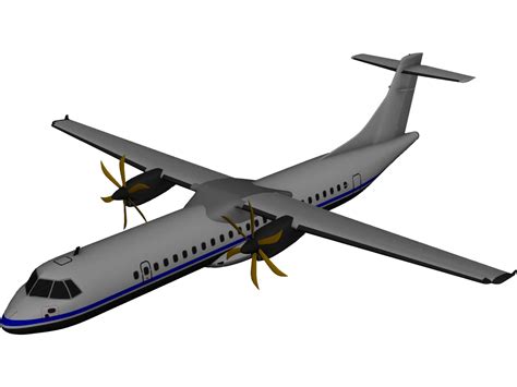 Atr 72 3d Model 3dcadbrowser