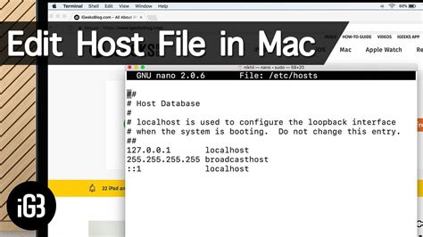 How To Edit Hosts File On Your Mac Computer YouTube