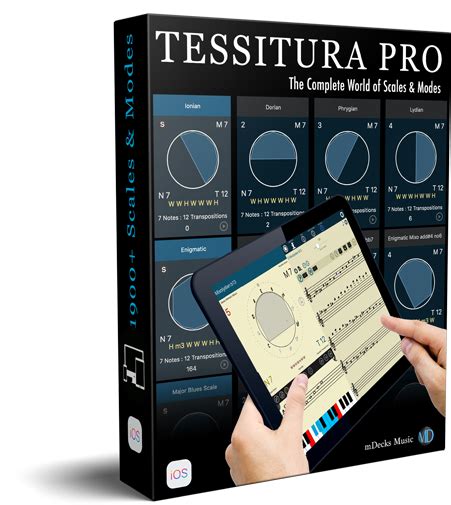 Tessitura Pro App Advanced Music Scales Modes Melodic Patterns