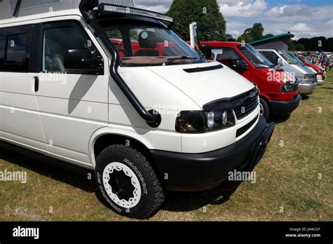 Vw T4 Camper Vans At Camper Jam 2017 Stock Photo Alamy
