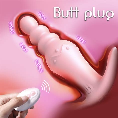 Electric Wear Anal Plug Wireless Remote Control Adult Toys For Women