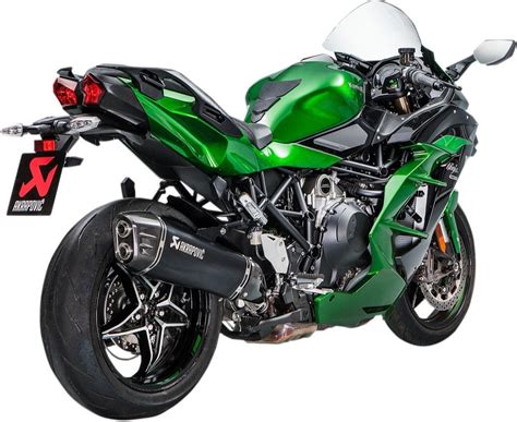 Kawasaki Ninja H Sx Akrapovic Slip On Titanium Muffler S