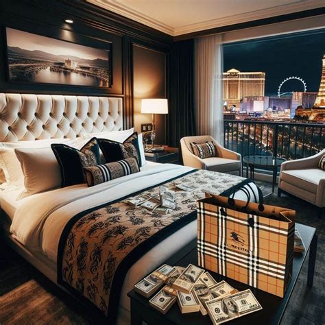 Luxury Car with a View of the Las Vegas Strip