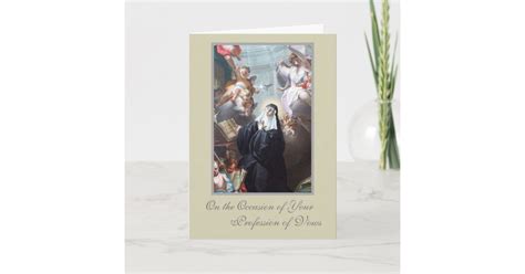 Catholic Nuns Religious Profession Of Vows Card Zazzleca