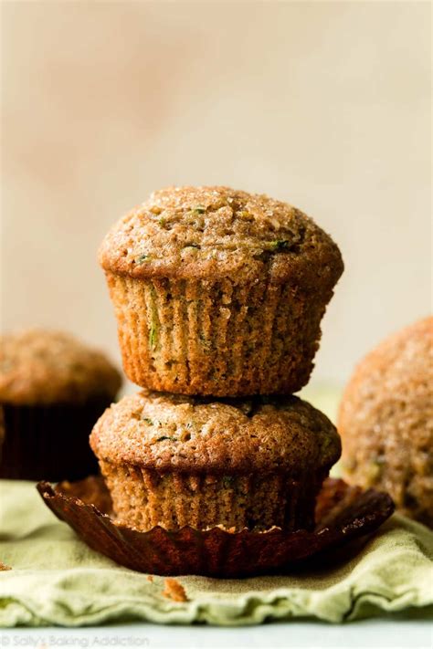 Simply Zucchini Muffins Recipe Sallys Baking Addiction