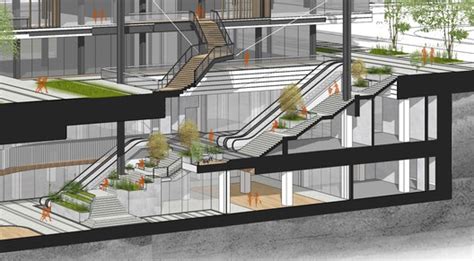 Commercial Podium In East Alley Of Shanghai Suhe Mixc World