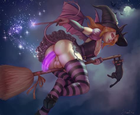 YCH Witchy Flight By Starri Hentai Foundry