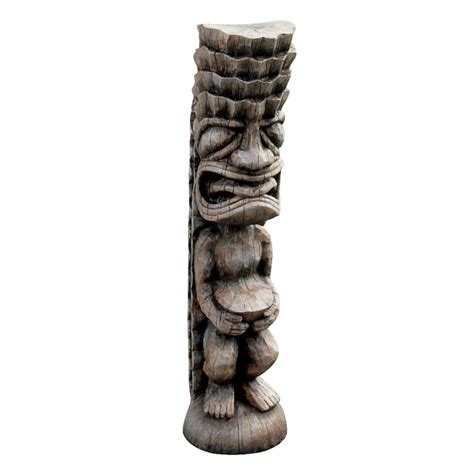 Shop Design Toscano God Of The Luau 24-in Tiki Garden Statue at Lowes.com