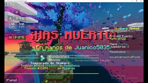 Jugando Skywars De Universocraft Youtube