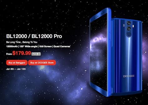Batería de 12000 mAh por menos de 150 euros gracias al Doogee BL12000