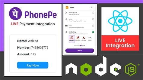 Live Phonepe Payment Gateway Api Integration With Nodejs Reactjs