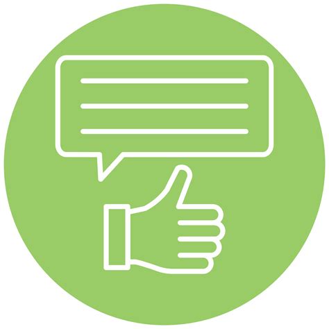 Positive Review Icon Style 22041896 Vector Art at Vecteezy
