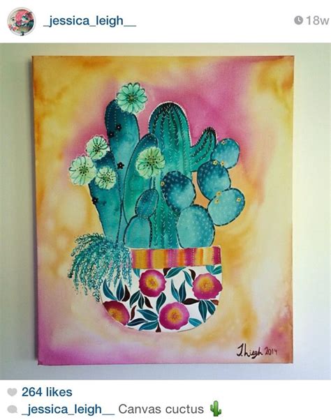 Cactus art | Cactus art, Art, Art projects