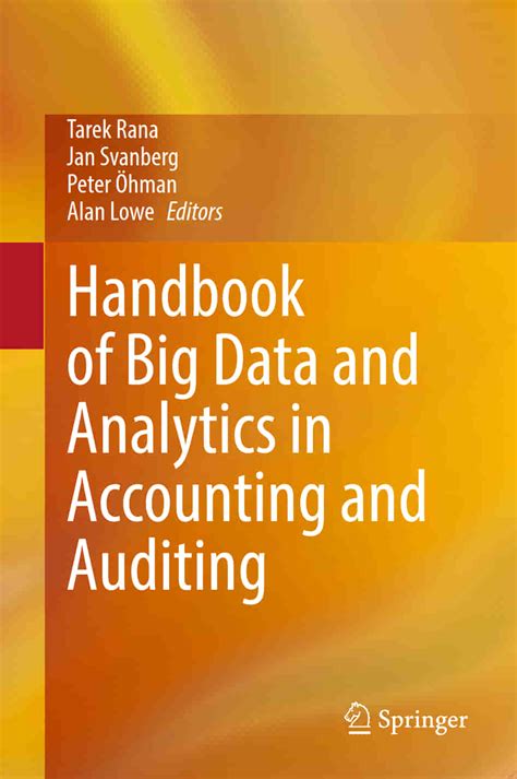 Handbook Of Big Data And Analytics In Accounting And Auditing SoftArchive