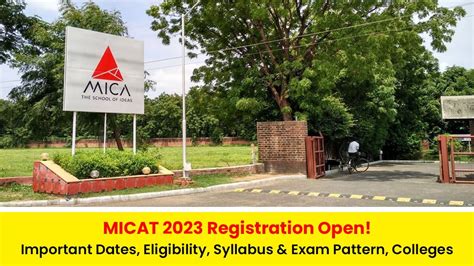 Micat Registration Open Important Dates Eligibility Syllabus More