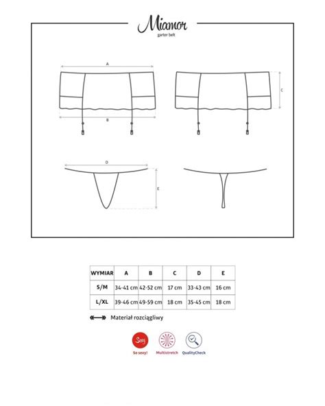 Set Reggicalze Nero Con Perizoma Collezione Miamor Obsessive Lingerie