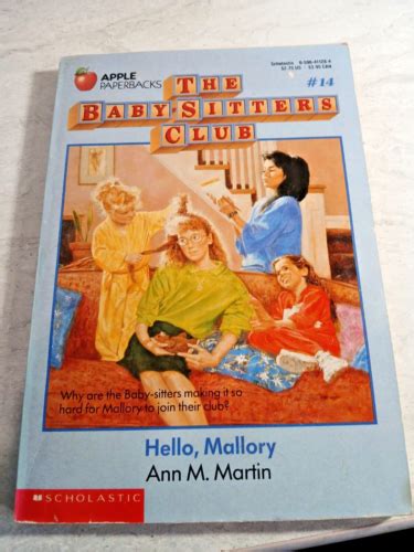 The Baby Sitters Club By Ann M Martin Hello Mallory 14 EBay