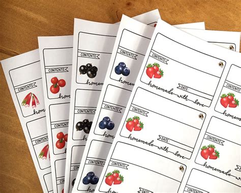 Jam And Chutney Labels Self Adhesive Labels For Your Etsy