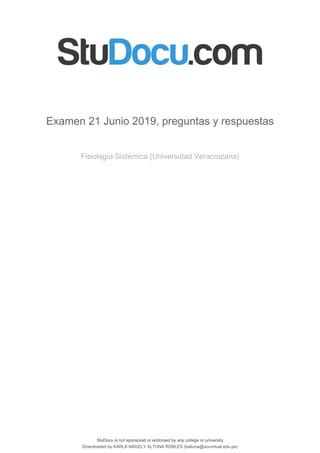 Examen 21 Junio 2019 Preguntas Y Respuestas Pdf