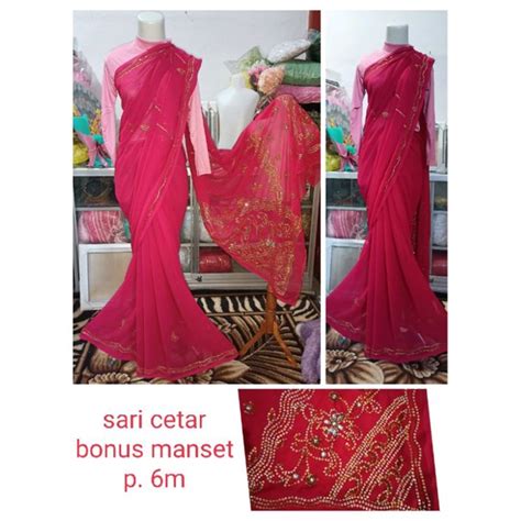 Jual Saree Sari Tradisional India Pl Cantik Shopee Indonesia