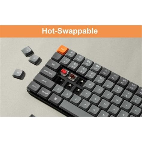 Keychron K Max Teclado Mec Nico Gaming Rgb Gateron Red Hot Swap Gris Pccomponentes