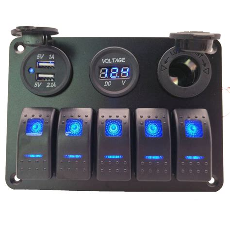 5+3 Rocker Switch Panel – High Performance Marine LED Lighting Supplier