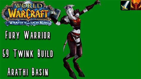 Wow Wotlk Classic Pvp Level 60 In 50s Bg Fury Warrior Level 59 Twink Pvp Twink Guide Youtube