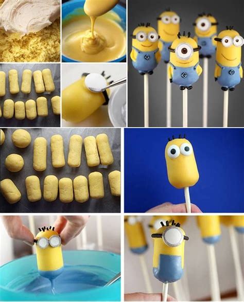 Diy Mini Minion Cakes Delicious Baking Recipe Recipes Party Ideas Cakes Minions Dessert Recipe