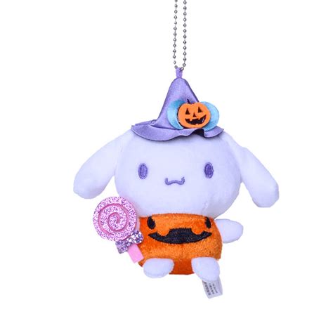 Cinnamorollpochacco Halloween Pumpkin Plushie Keychain Joykawaii
