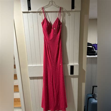 Dresses Jovani Hot Pink Prom Dress Size Poshmark