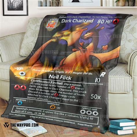 Anime Pokemon Charizard Gx Fire Blanket Hot Sale 2023