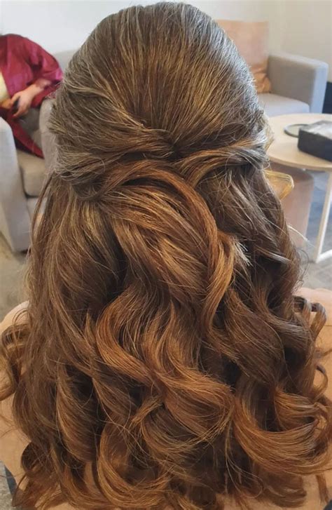 45 Half Up Half Down Prom Hairstyles Half Up With Soft Curls