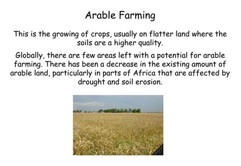 PPT - Arable Farming PowerPoint Presentation, free download - ID:2101960