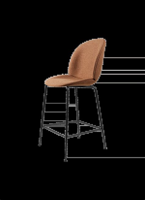 Gubi Beetle Counter Chair Fully Upholstered