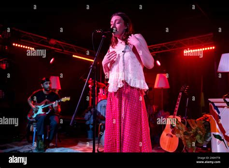 Nina Cobham Performing Live Concert At Legend Club Milano 11 April 2024 © Giorgia De Dato Stock