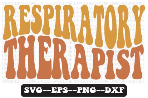 Respiratory Therapist Retro Wavy Svg Graphic By Uniquesvgstore