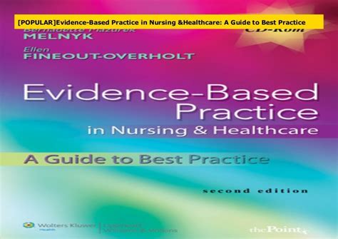 Popular Evidence Based Practice In Nursing And Healthcare A Guide To