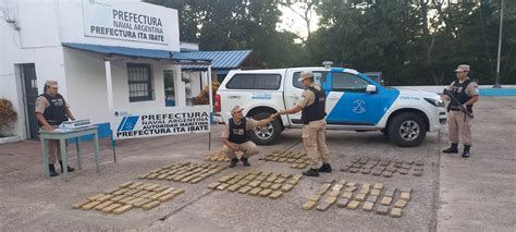 Prefectura Secuestr M S De Kilos De Marihuana En Corrientes