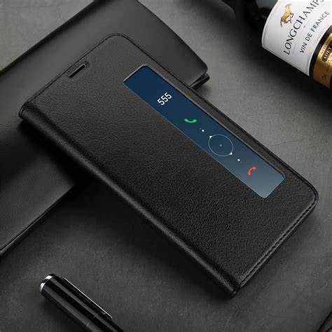 Luxury Brand Genuine Leather Case For Huawei Mate 10 Pro Flip Cover