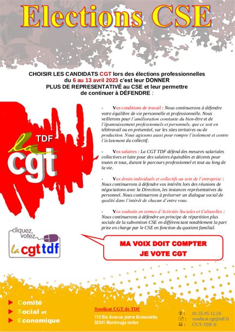 Lire la déclaration CGT au CSE du 19 avril 2021 Cgt tdf fr