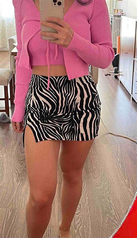 Mini Skirted Sissy Clothes Mini Skirt Lingerie Sissy Lingerie Slit Mini Skirt