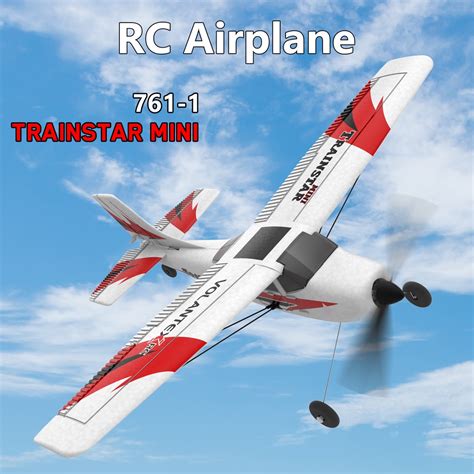 Volantex Rc Airplane Mini Trainstar Ghz Ch Level Flight Control