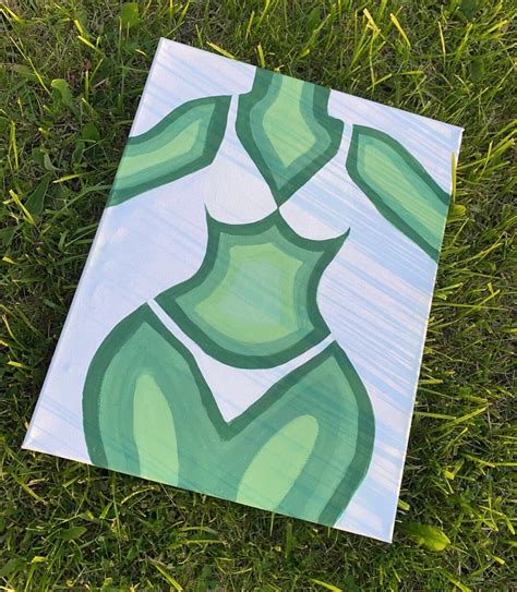 Green Thermal Body Art Etsy