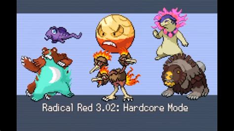 Pokemon Radical Red V3 02 HARDCORE MODE Elite 4 Hisuian And Seviian Forms Only NEW UPDATE