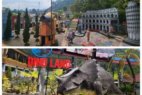 Bayar Rp30 Ribu Aja Bisa Keliling Dunia Di Tawangmangu Main Dinoland