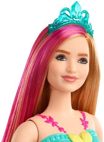 Barbie Dreamtopia Princess Doll Inch Curvy Blonde With Pink Hairstreak Walmart Canada
