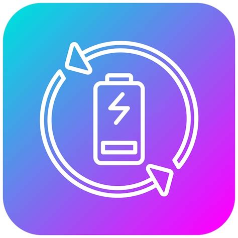El Icono Del Vector De Recarga De Bater A Se Puede Utilizar Para El