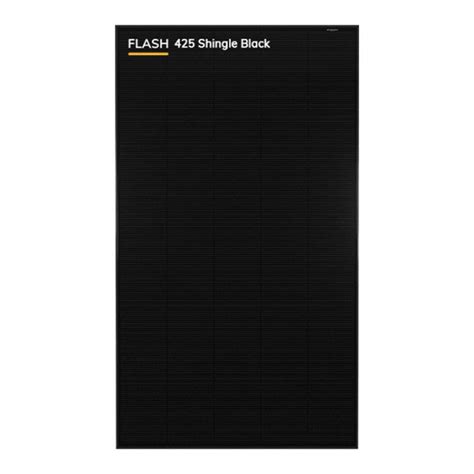 Panneau solaire photovoltaïque Dualsun Flash Shingle Black 425 Wc