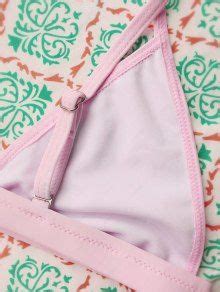 Tiny Unlined String Bikini Swimwear In PINK ZAFUL